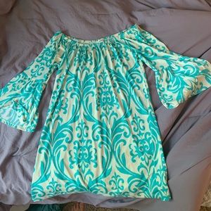 Summer off the shoulder dress